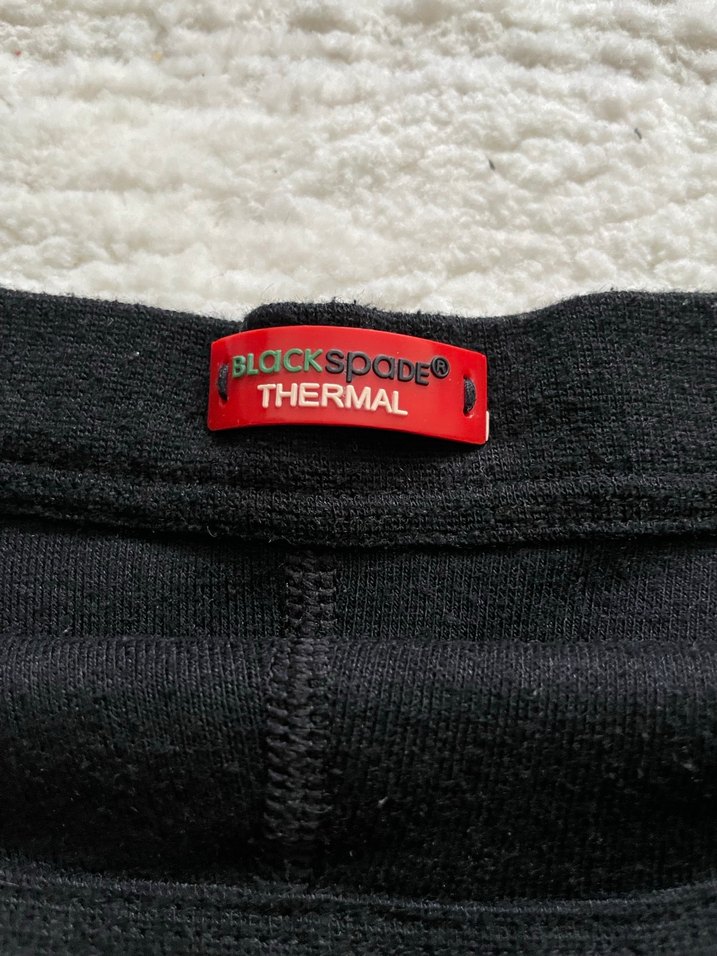 Siyah kız çocuğu termal Tayt - Görsel 3