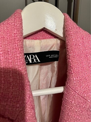 Zara Pembe blazer ceket
