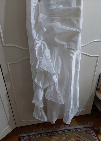 Beyaz Abiye Elbise - Görsel 3