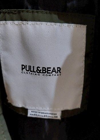 Kadın/Erkek Unisex Haki Midi Ceket, Fermuarlı, Salaş Kesim - Görsel 3