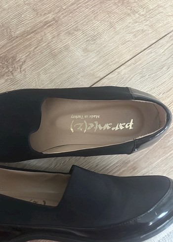 Kadın Siyah Dolgu Topuklu Babet - Görsel 5