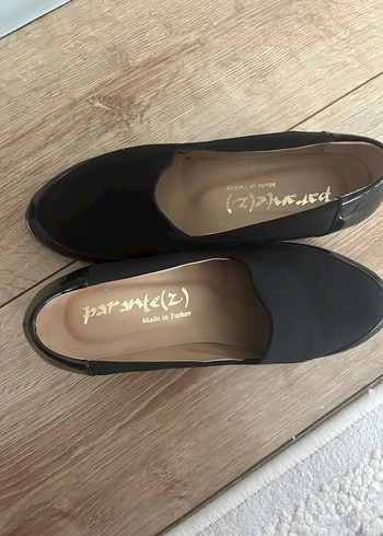 Kadın Siyah Dolgu Topuklu Babet - Görsel 3