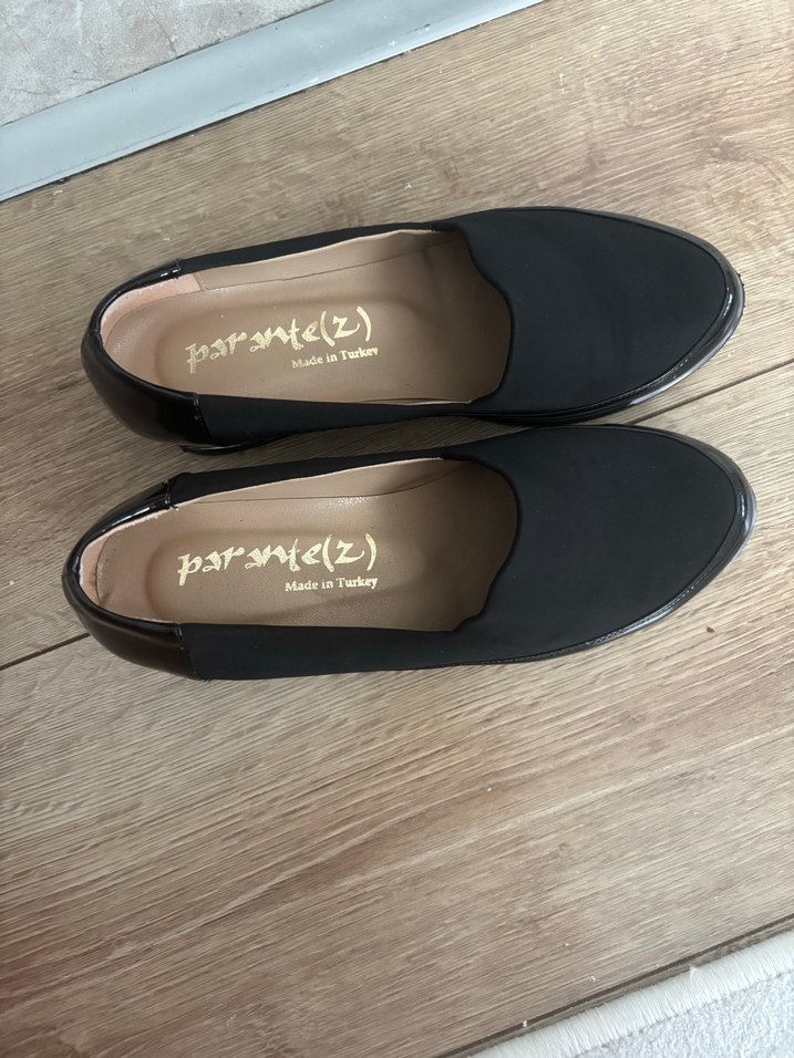 Kadın Siyah Dolgu Topuklu Babet - Görsel 2