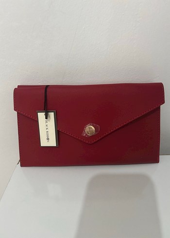 Zincir Detaylı Parlak Kırmızı Deri Kadın Çanta - Görsel 2