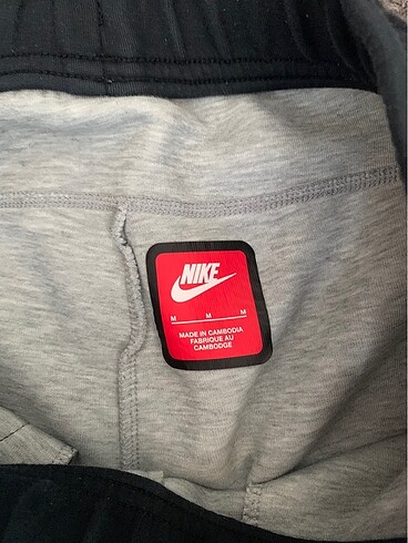 m Beden Nike tech eşofman siyah gri