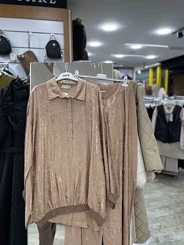 Jupe kadın parlak takım