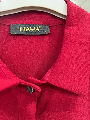 Diğer Haya kırmızı tunik