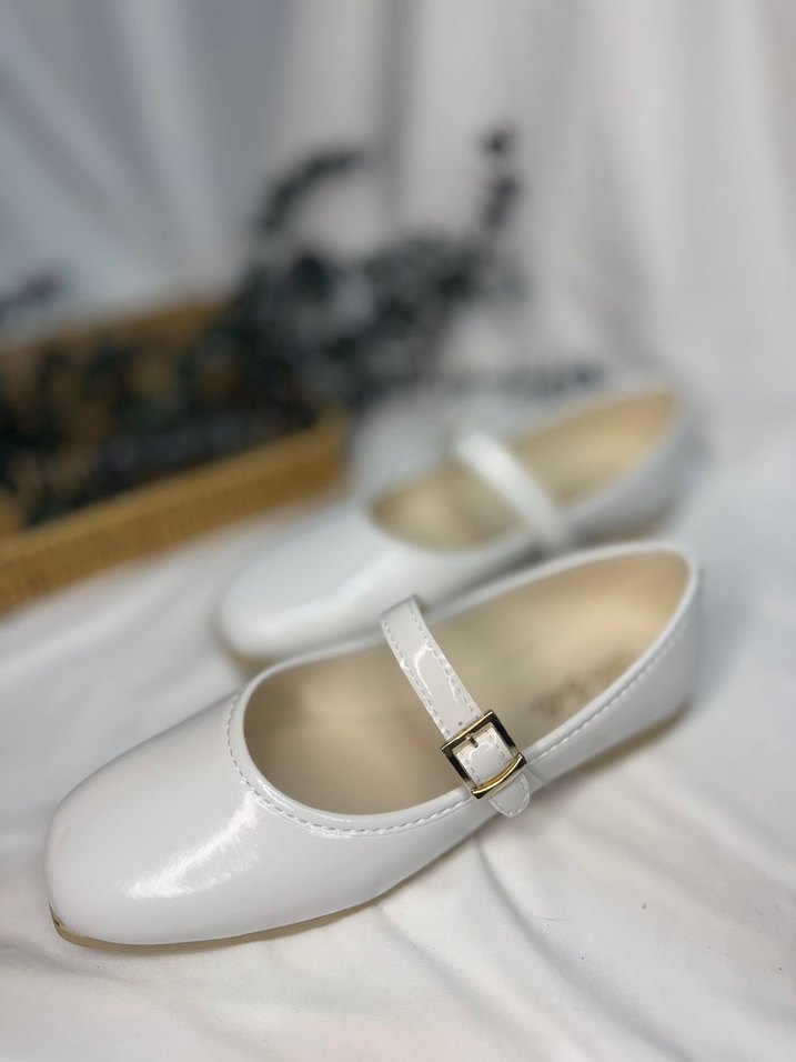 Kadın beyaz Babet - Görsel 2