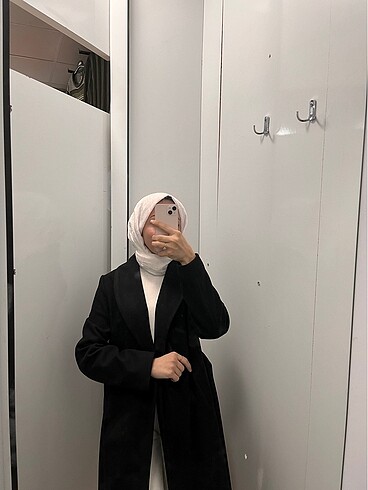 Diğer Siyah astarlı kaşe kaban