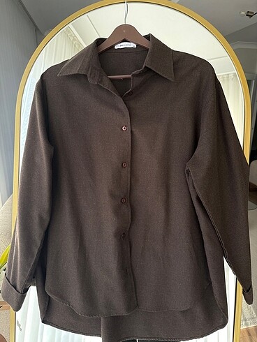 38 Beden SUUD COLLECTION KAHVE YÜN GÖMLEK