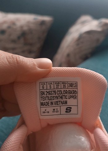 Pembe Bağcıklı Kadın Spor Ayakkabı - Görsel 4