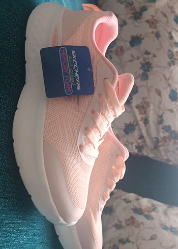 Pembe Bağcıklı Kadın Spor Ayakkabı - Görsel 2