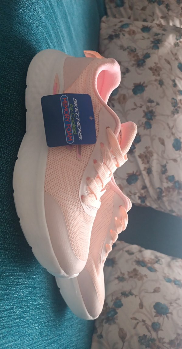 Pembe Bağcıklı Kadın Spor Ayakkabı - Görsel 2