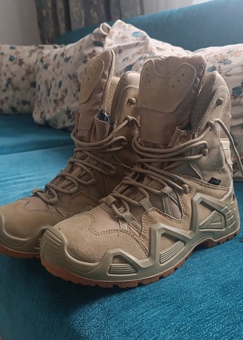 Bej Kamuflaj Erkek Bağcıklı Kauçuk Bot - Görsel 3