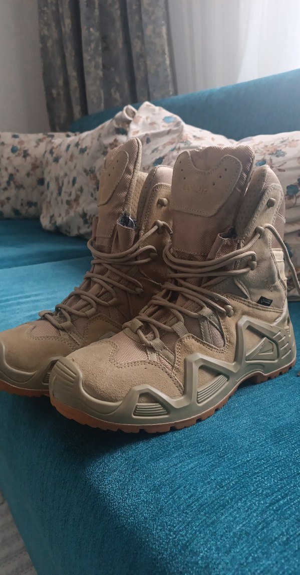 Bej Kamuflaj Erkek Bağcıklı Kauçuk Bot - Görsel 3