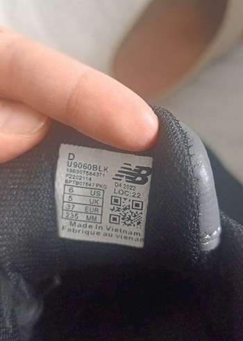 New Balance 1060 Platform Topuklu Siyah Spor Ayakkabı - Görsel 4