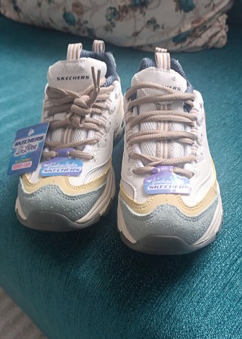 Bağcıklı Beyaz Bağcıklı Spor Kadın Sneakers - Görsel 3