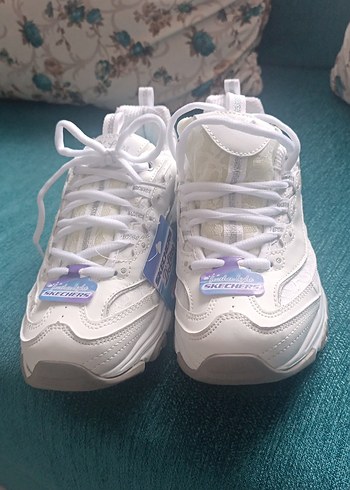 Beyaz Platform Topuklu Kadın Spor Ayakkabı - Görsel 3