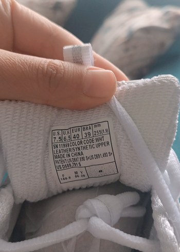 Beyaz Platform Topuklu Kadın Spor Ayakkabı - Görsel 4