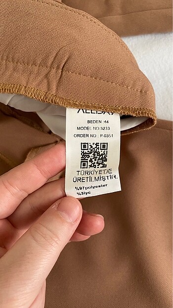 44 Beden camel Renk Allday kalem pantolon