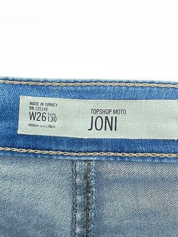 26 Beden mavi Renk Topshop Jean / Kot %70 İndirimli.