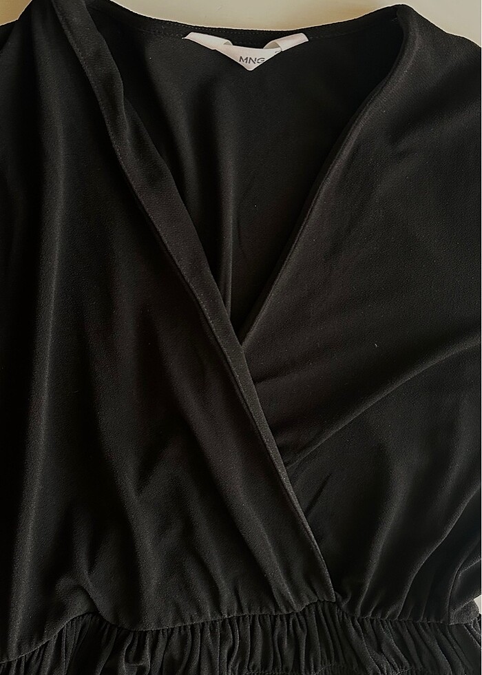 Siyah kısa elbise - Görsel 3