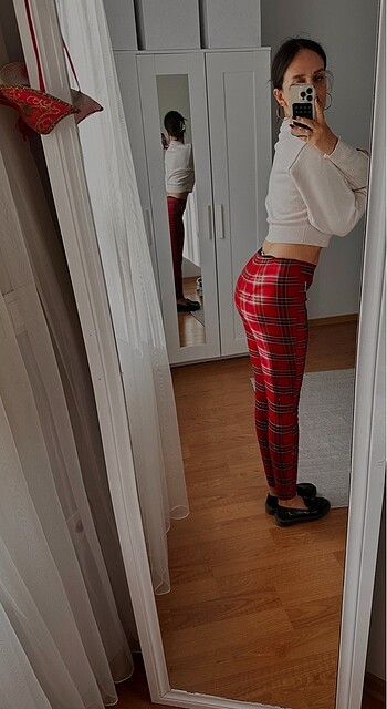 s Beden Zara ekose tayt