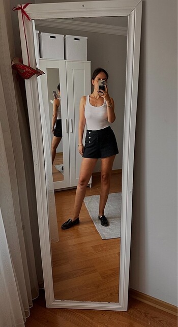 Zara kumaş şort