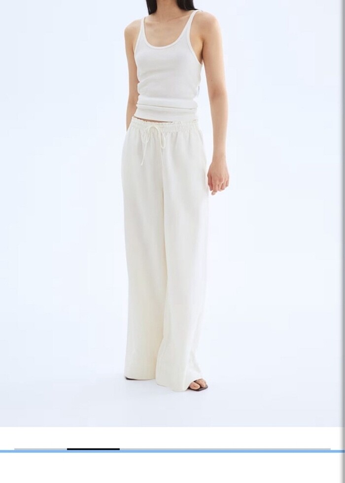 Keten pantolon - Görsel 3