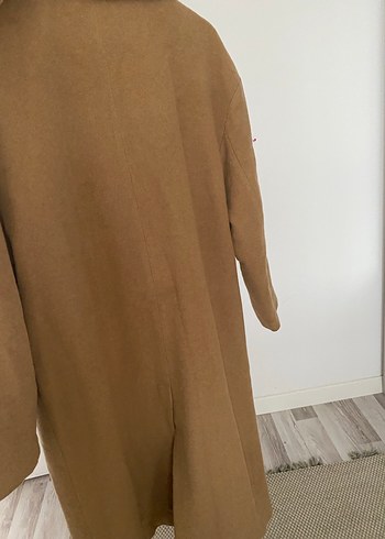 Koton Camel Rengi Çift Düğmeli Kaban