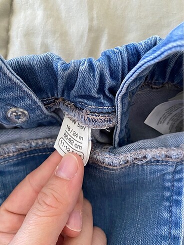 LC Waikiki Kız bebek salopet jean