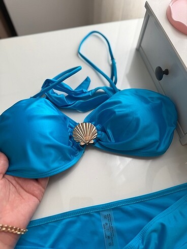 m Beden mavi Renk Bikini takımı
