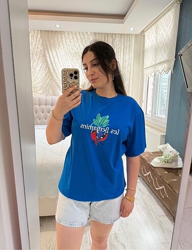 l Beden mavi Renk Les benjamins tshirt