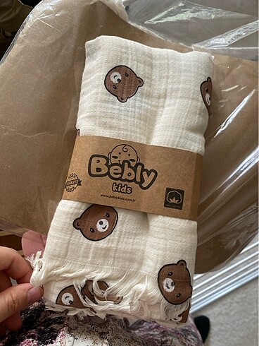 Bebek müslin battaniye