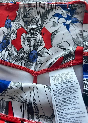 Renkli Baskılı Kadın Kumaş Pantolon Nikeın ürünüdür  - Görsel 5