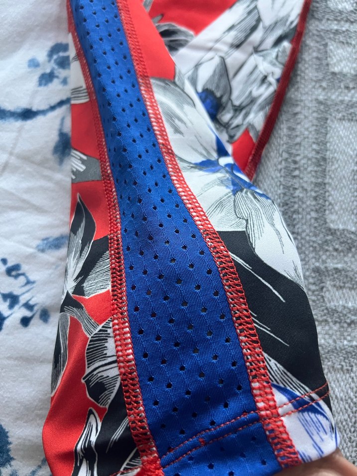 Renkli Baskılı Kadın Kumaş Pantolon Nikeın ürünüdür  - Görsel 4