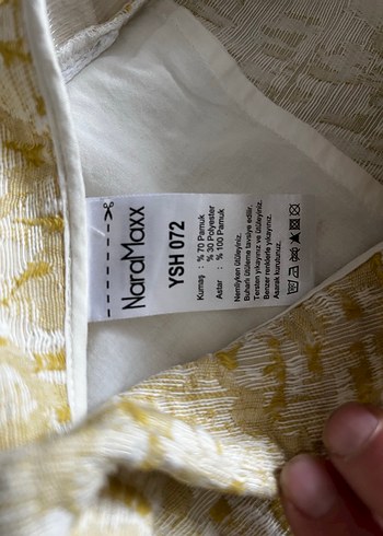 Kısa Kollu Düğmeli Altın Rengi Kadın Takım - Görsel 9