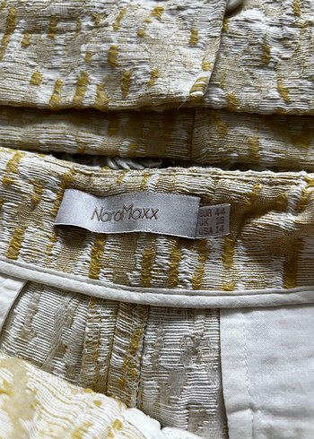 Kısa Kollu Düğmeli Altın Rengi Kadın Takım - Görsel 7