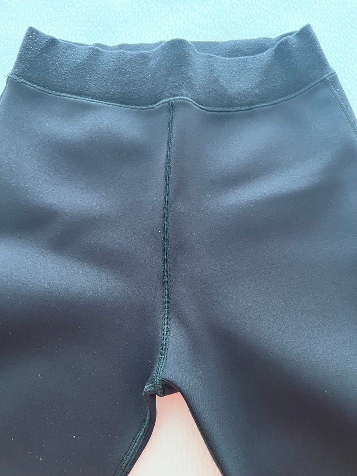 Siyah Kadın Normal Kesim Tayt - Görsel 2