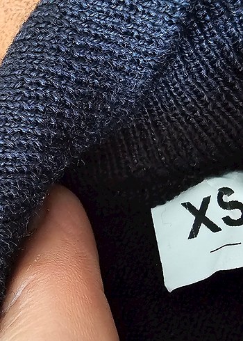 xs Beden siyah Renk Siyah Yarım Boğazlı Kadın Sweatshirt