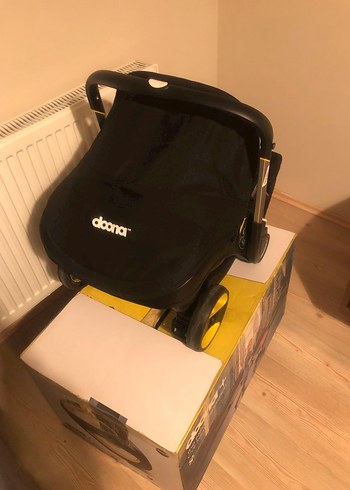 Siyah Doona Bebek Arabası - Görsel 4