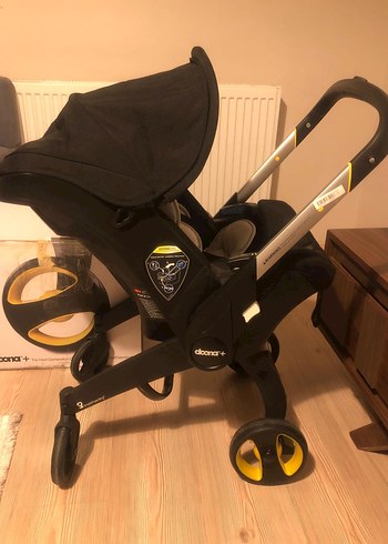 Siyah Doona Bebek Arabası - Görsel 5