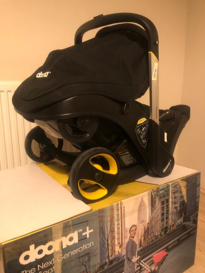 Siyah Doona Bebek Arabası - Görsel 2