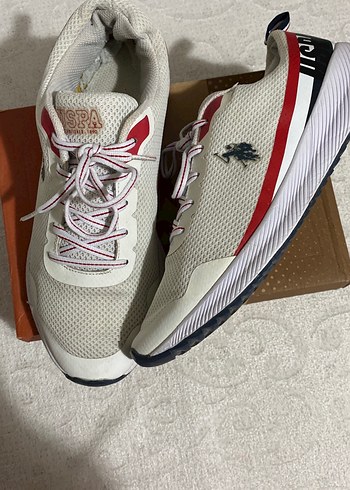 Beyaz Bağcıklı Kadın Spor Ayakkabı - Görsel 2