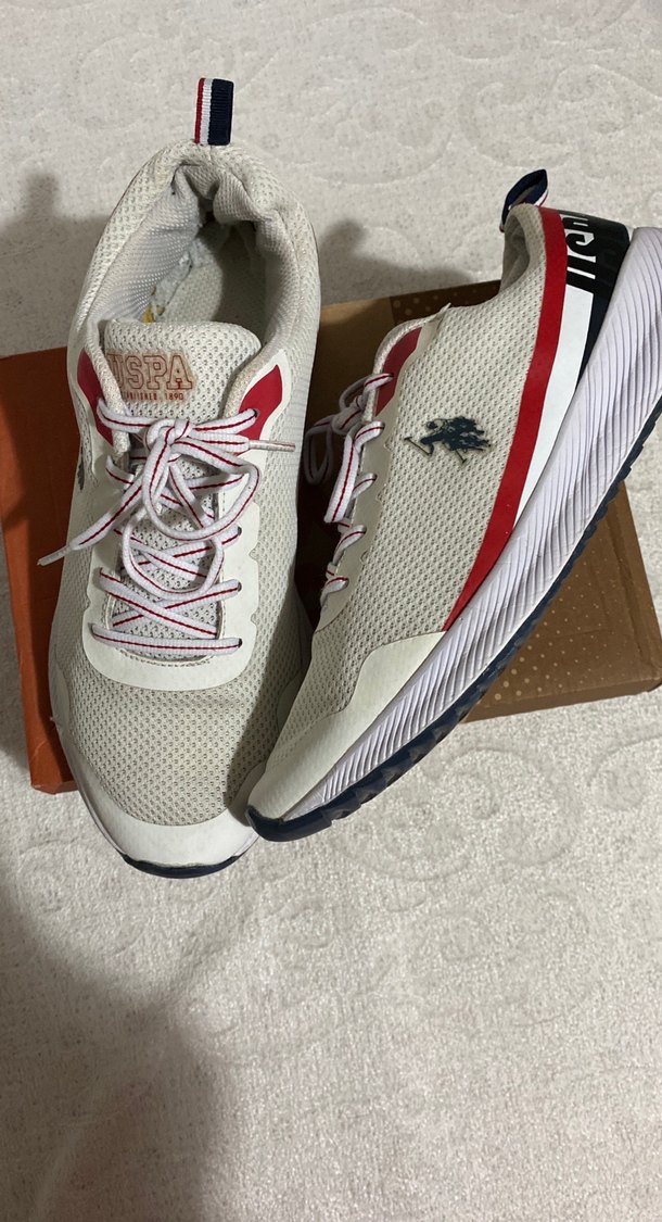 Beyaz Bağcıklı Kadın Spor Ayakkabı - Görsel 2