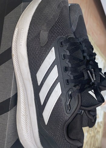 Adidas Siyah Gri Bağcıklı Erkek Koşu Ayakkabısı - Görsel 3