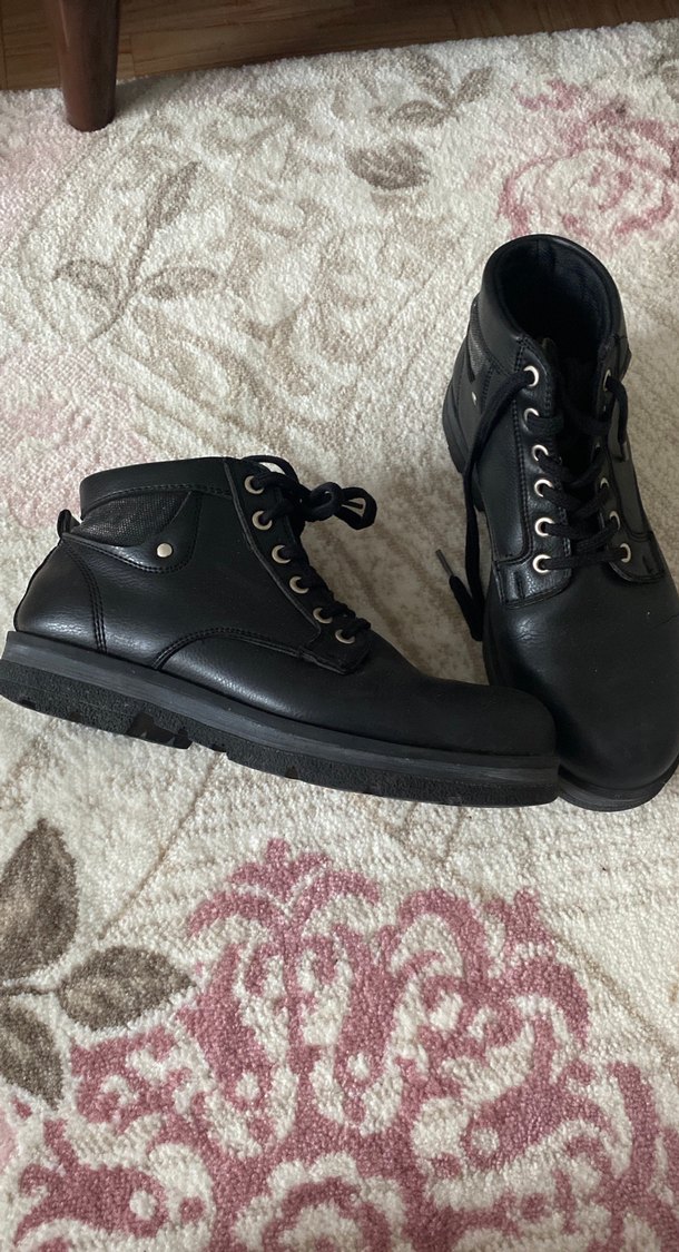 Siyah Bağcıklı Minimalist Erkek Bot - Görsel 2