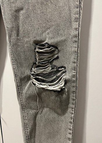 Mom jean pantolon yırtık - Görsel 3