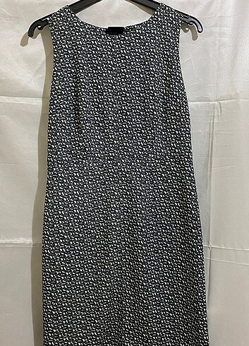 Massimo Dutti Bisiklet yaka kolsuz elbisd