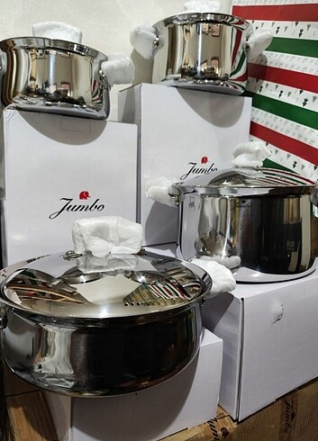  Beden Jumbo Flame 4 Adet Tencere Seti 